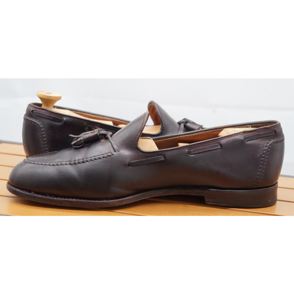 Alden Brooks Brothers 772 Color 8 Shell Cordovan Tassel Loafers Shoes Men’s 12 D - Picture 9 of 13